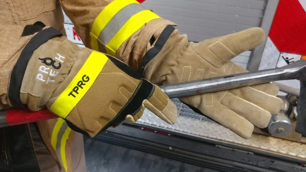 Pro-Tech TPR Gold Structural Firefighting Gloves