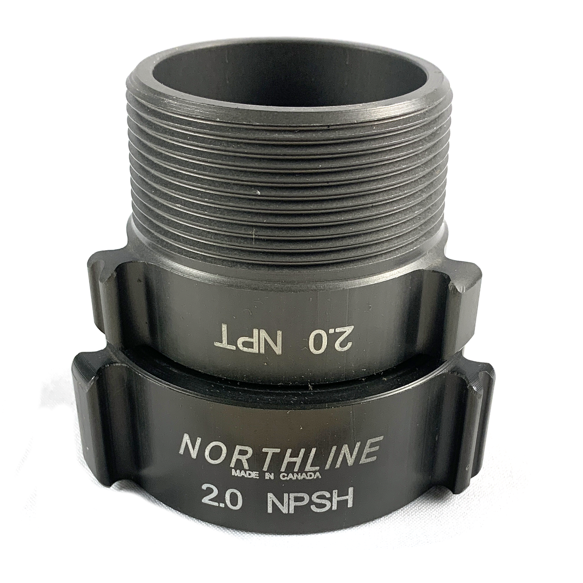 Tubo Antincendio 1-1/2 Pollici Femmina NPT X 1-1/2 Pollici Maschio NH - Foto 2