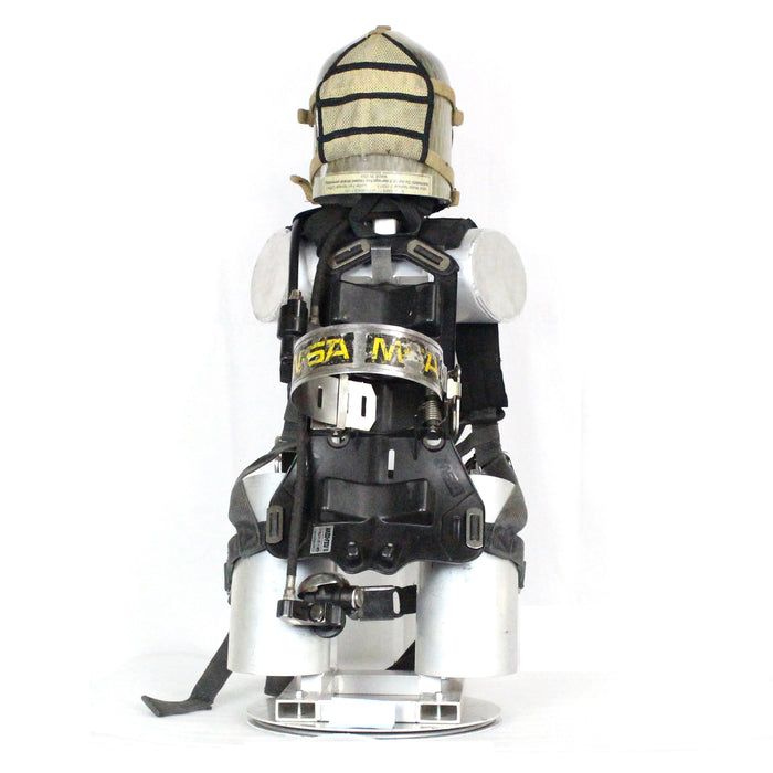 Used MSA Firehawk SCBA 2216 PSI for sale. Includes: ICM 2000 Alarm (Men down), facepiece Ultra Elite (Medium).  Bench tested.   Warranty: One month. Condition: Used, Good condition