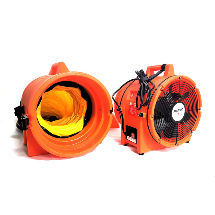 Plastic Axial Blower 12" with Ducting