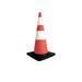 30" Cones With Solid Base, Led Light and Collars